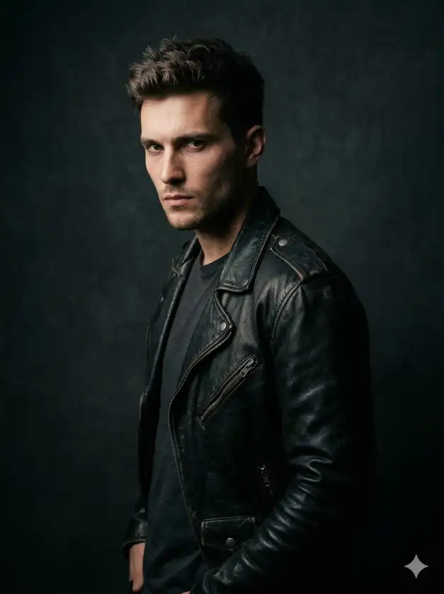 AI photo editing prompt showing cinematic portrait effect created using Gemini or ChatGPT prompt