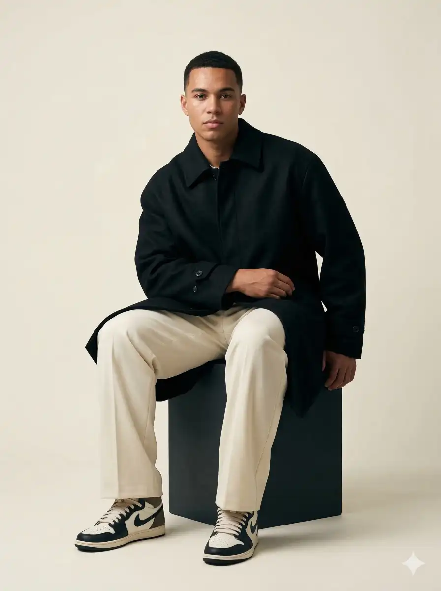 AI photo editing prompt showing cinematic portrait effect created using Gemini or ChatGPT prompt