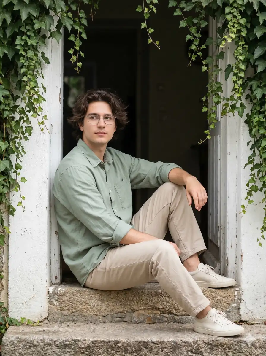 AI photo editing prompt showing cinematic portrait effect created using Gemini or ChatGPT prompt