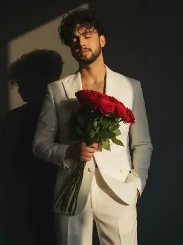 AI photo editing prompt showing cinematic portrait effect created using Gemini or ChatGPT prompt