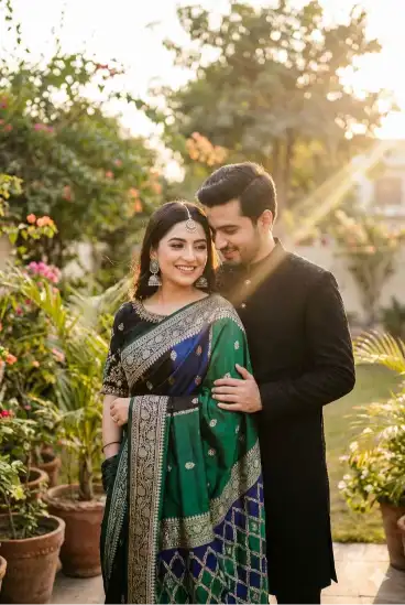 AI photo editing prompt showing cinematic portrait effect created using Gemini or ChatGPT prompt