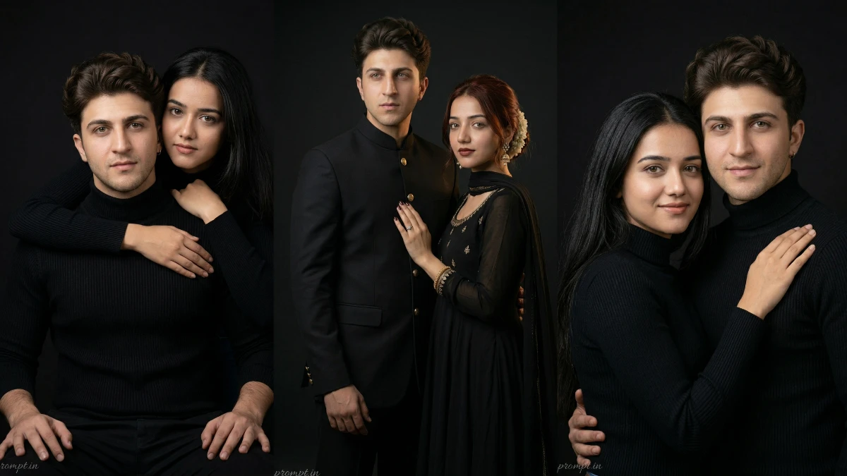 Couple Photo Editing Prompts: 5 Cinematic AI Shots