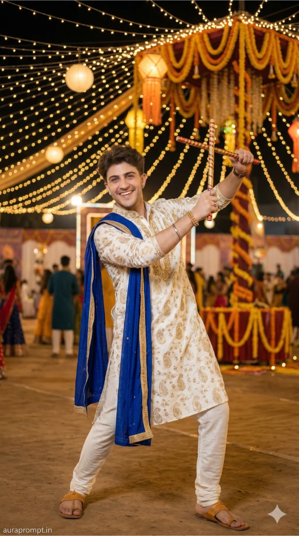 Dandiya And Garba Looks Prompt