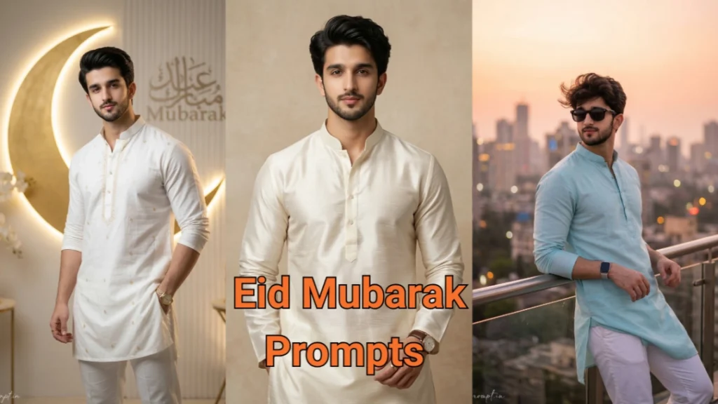 Eid Mubarak AI Photo Prompts for Boys 2026