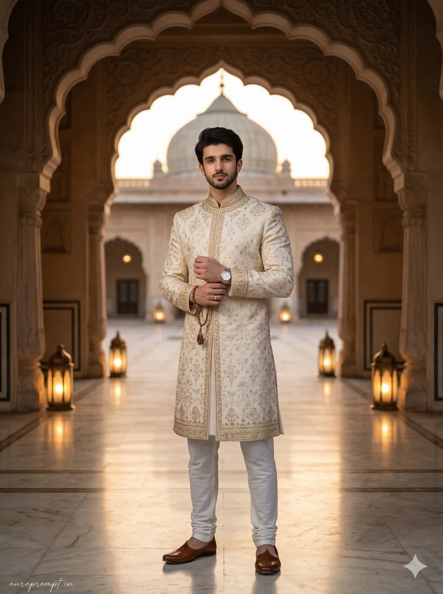 Royal Palace Eid Portrait for Boys