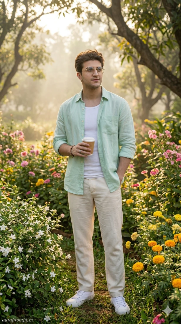 Google Gemini prompts for summer outfit photos by auraprompt.in