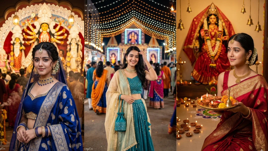 Navratri Puja AI Prompts for Girls 2026
