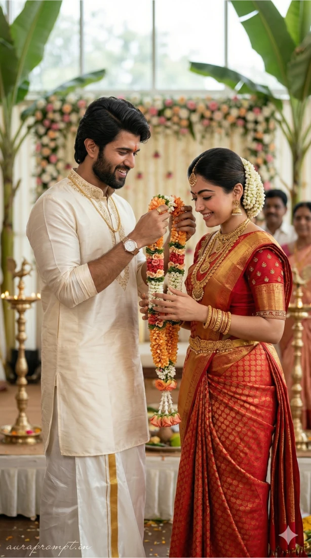 South Indian Couple AI Prompts