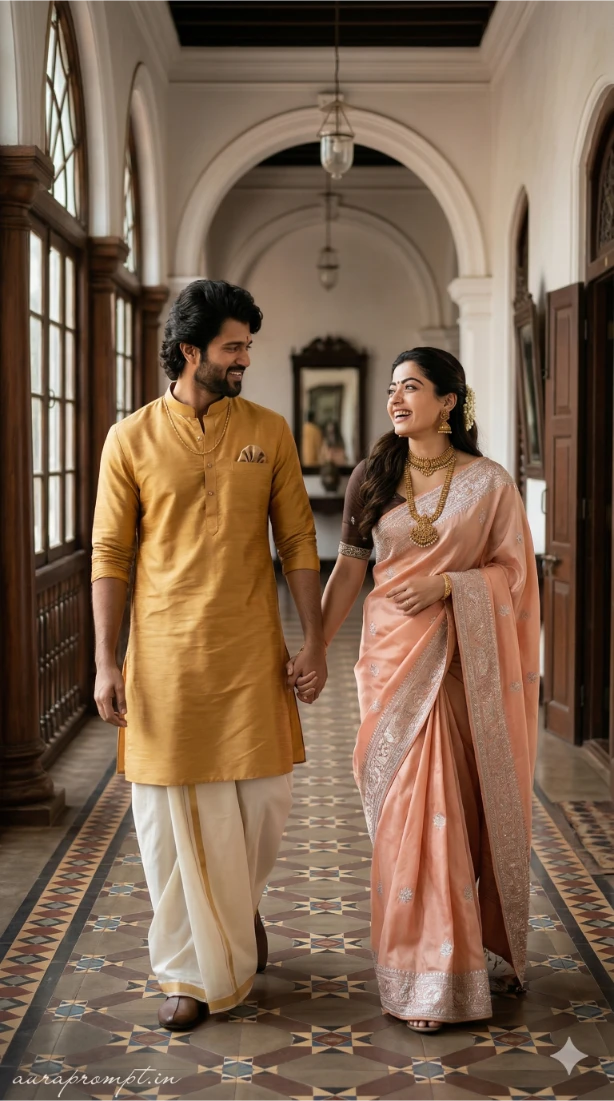 South Indian Couple AI Prompts