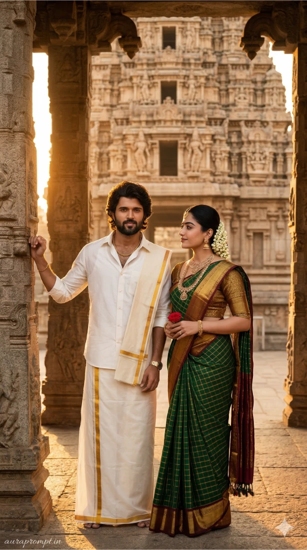 South Indian Couple AI Prompts