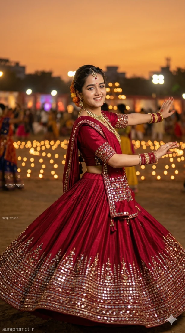 Dandiya And Garba Looks Prompt