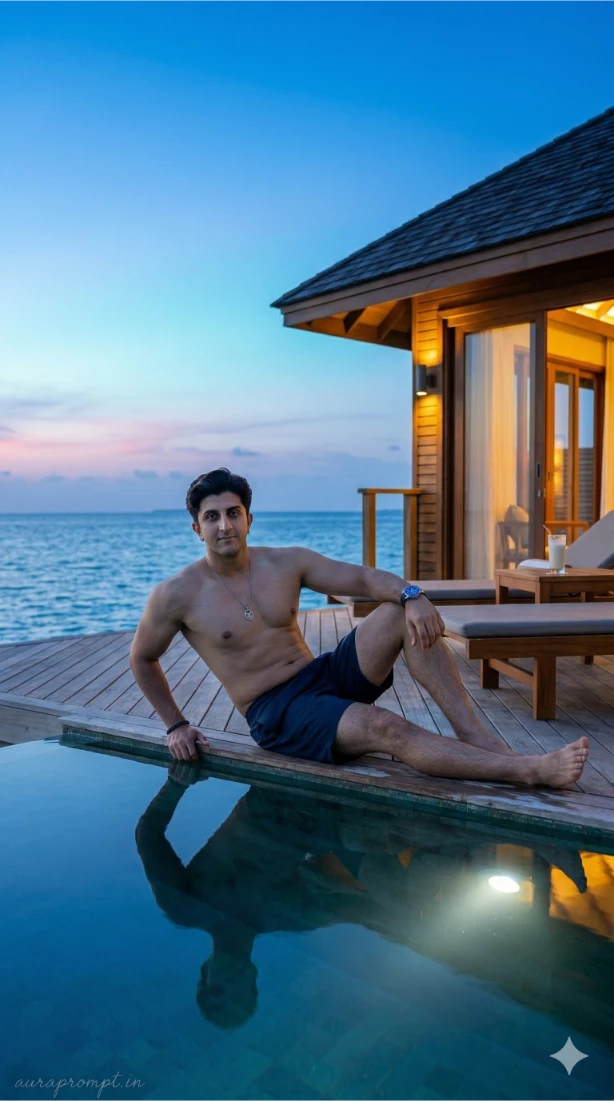 Swimming Pool Photoshoot Prompts