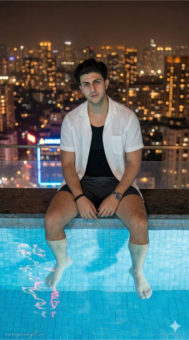 Swimming Pool Photoshoot Prompts