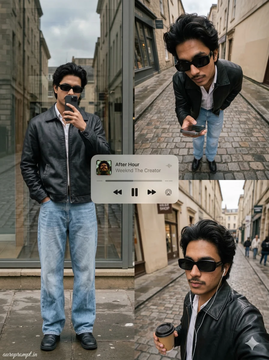 Cinematic Urban Poster Portrait Prompt