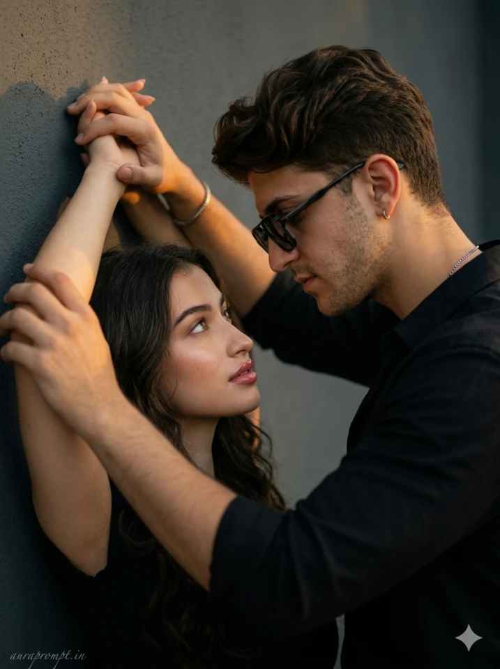 Gemini natural couple AI photo prompts ultra realistic cinematic romantic portrait generated with Gemini AI photo editing 2026