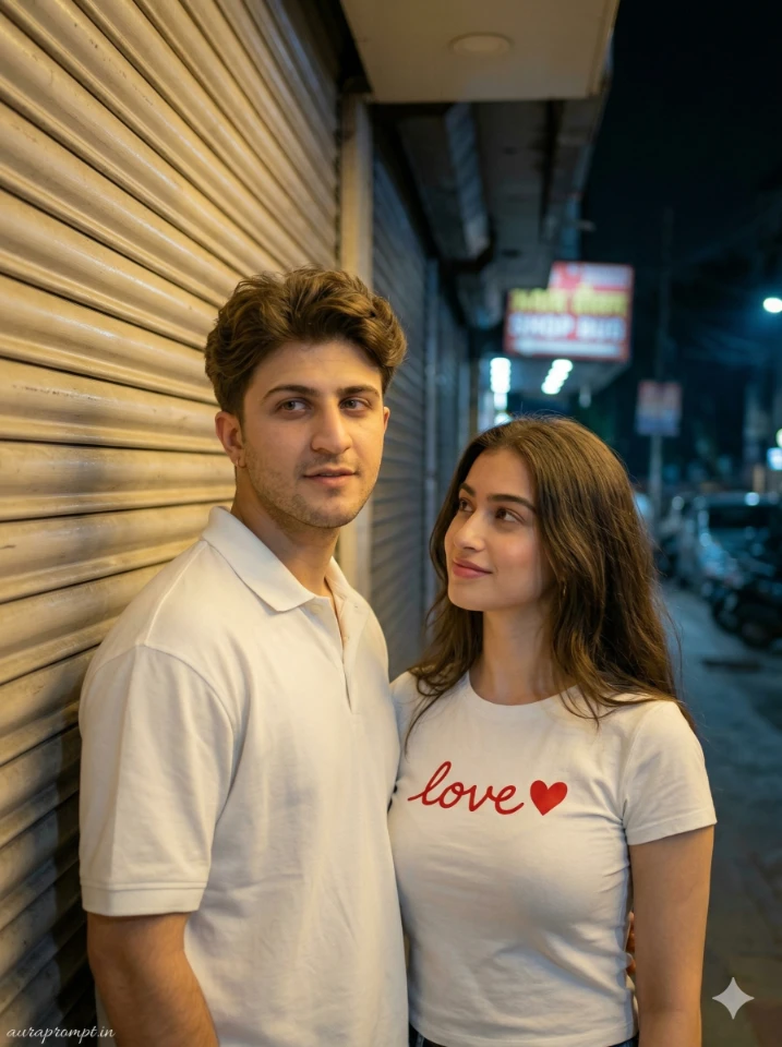 Gemini natural couple AI photo prompts ultra realistic cinematic romantic portrait generated with Gemini AI photo editing 2026