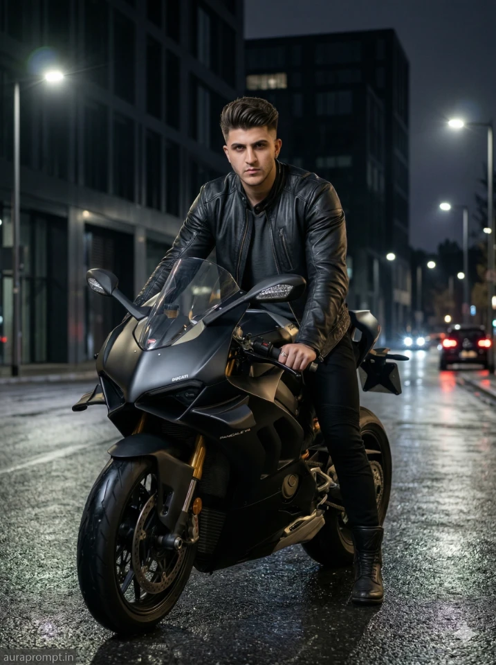 Google Gemini Biker AI Photo Editing Prompts 2026 for realistic motorcycle photography