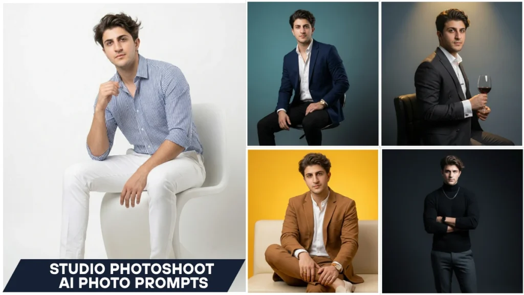 Normal to Studio Photoshoot AI Photo Editing Prompts 2026 Google Gemini portrait transformation results