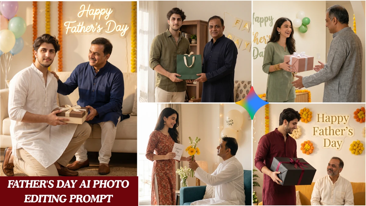 Father's Day AI photo editing prompts for Gemini