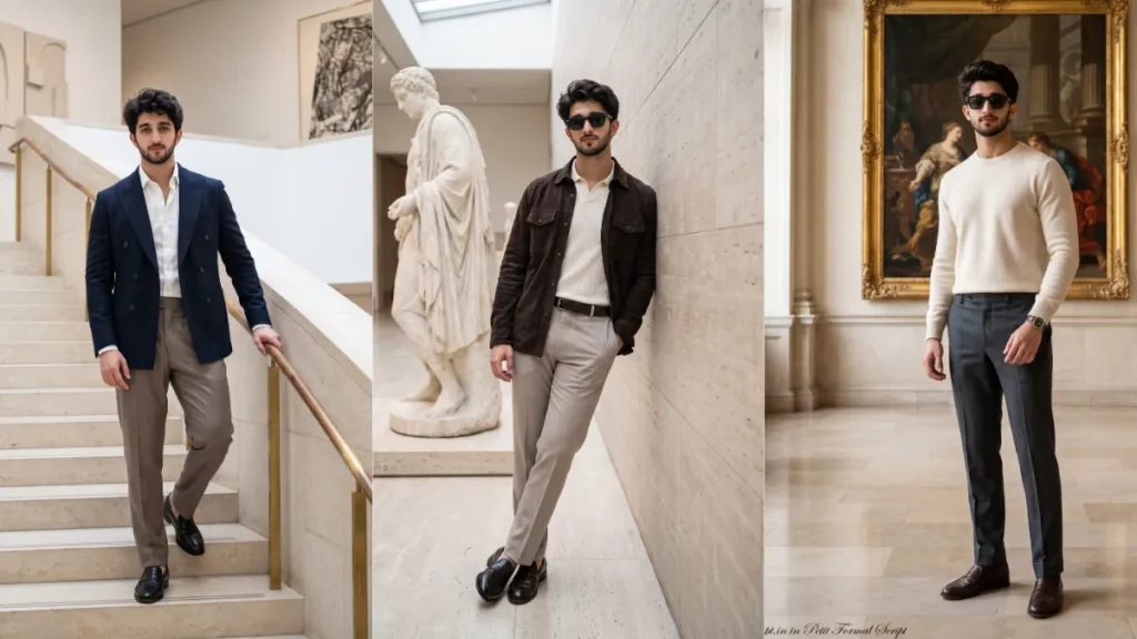 These 5 gemini museum portrait prompts for boys deliver quiet luxury editorial results. Copy, paste, and generate photorealistic male AI portraits instantly.